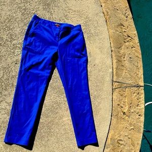 Vince Camuto Women's Front Zip Ankle Pant, Sapphire , blue, size 6